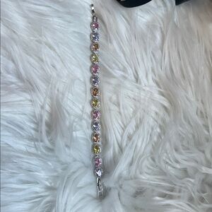 NWOT Elegant Multicolor Gemstone Bracelet